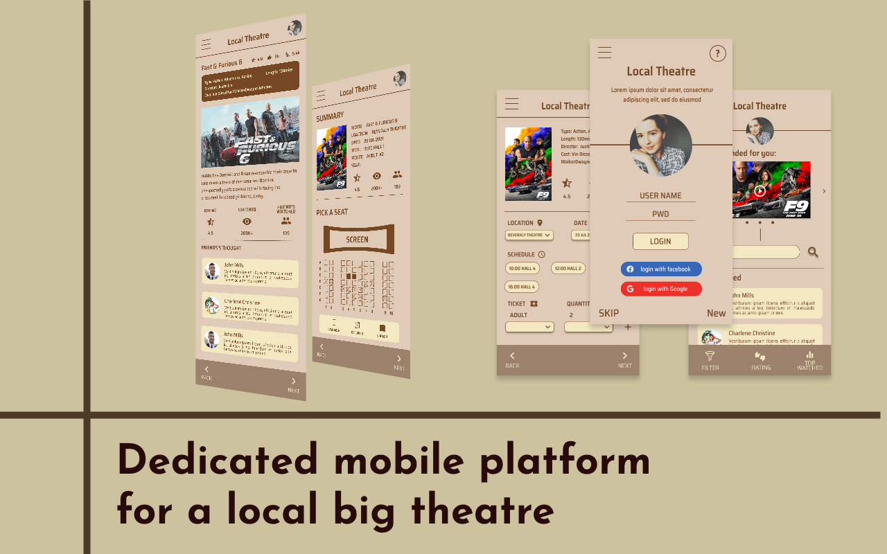 mobile platform for loca theatre